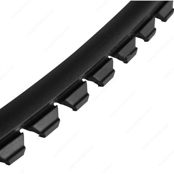 Sommerfeld's Black Vinyl Glass Retainer Molding For Securing Glass in your Cabinet Doors and other applications