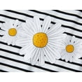 thumbnail image 3 of Beezizac Big Girls Pajamas – Summer Daisy & Black Stripe Comfy Tween PJS Set Kid Size 5T, 3 of 7