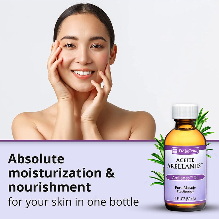 De La Cruz Arellanes Oil Blend for Dry Skin Massage Oil with