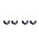 thumbnail image 4 of sweethay 1 par de pendientes de estilo sencillo en forma de U con estampado de leopardo, pendientes universales de acrílico para fiestas, Type1 NO1, 4 of 6