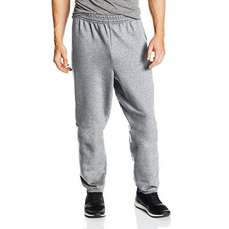 Hanes Men's EcoSmart Fleece Sweatpant, Light Steel, X-Large Pack of 2