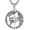 A01-Compass, variant on Compass Necklace for Men 925 Sterling Silver Longitude Compass World Map Necklace Graduation Gift Jewelry for Men Women