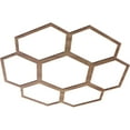 thumbnail image 2 of Ekena Millwork 38"OD x 13 3/8"ID x 3/8"T Florin Wood Fretwork Pierced Ceiling Medallion, Walnut, 2 of 3