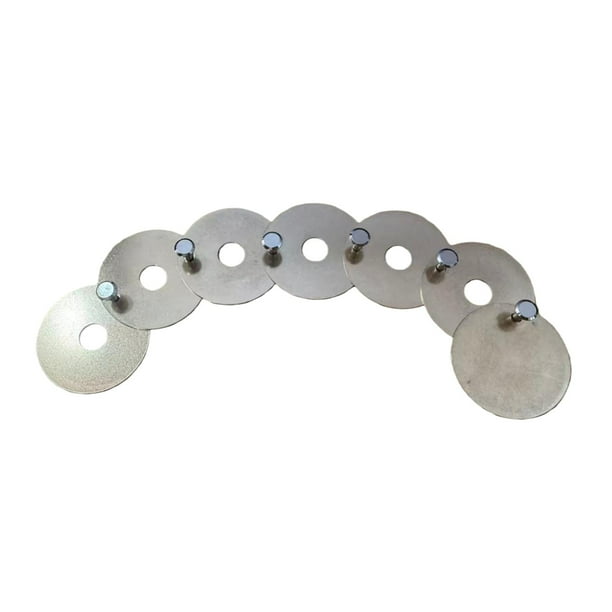 Cadena de efectos de sonido de platillos Sizzle Chain, reemplazo de metal para kit de batería Crashes. Bucle grande