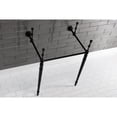 thumbnail image 4 of Kingston Brass VPB33220 Brass Console Sink Legs in Matte Black, 4 of 7
