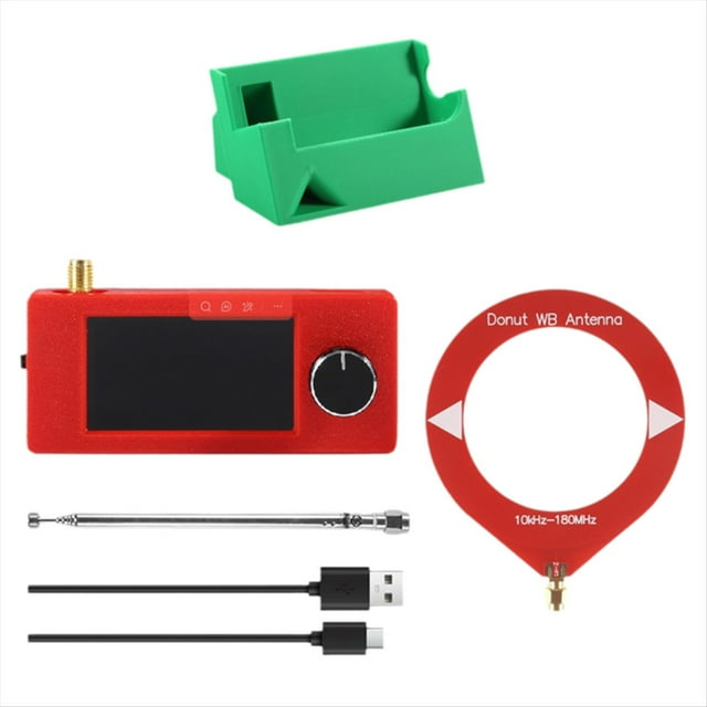 Kit de Receptor de Radio SI4732 con Pantalla de 1,9 Pulgadas, Radio de Corta de 10 KHz A 180 MHz, FM/AM/LSB/USB, Soporte y Antena. Mini Radio SI4732.