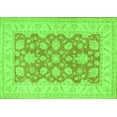 thumbnail image 1 of Ahgly Company Indoor Rectangle Oriental Green Traditional Area Rugs, 5' x 8', 1 of 1