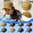 thumbnail image 4 of There's a Chance I don't Care Vintage Baseball Cap Embroidered Cotton Adjustable Distressed Dad Hat, 4 of 6