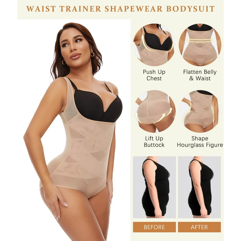 Colombian Womens Full Body Shapewear Control Trainer Seamless Body