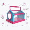 thumbnail image 5 of Pop Up Pet Habitat Cage With Collapsible Design, Mesh Pet House Carrier With Window, Portable Critter Keeper For Small Animals Reptiles Outdoor, 5 of 6