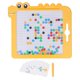 thumbnail image 1 of Magnetic Dot Drawing Board Dinosaur Shaped Doodle Board with Magnetic Pen and Beads Educational Toy Yellow, 1 of 4