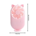 thumbnail image 4 of BotaniNest Portable Handheld Fan USB Rechargeable Quiet 36dB Pocket Fan For Travel And Home, 4 of 8