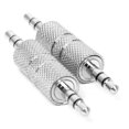 thumbnail image 3 of 4Pzs 3.5mm Macho Estereo A 3.5mm Macho Conector de Acoplador de Jack Adaptador de Audio de Auriculares, 3 of 6