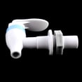 thumbnail image 2 of Unique Bargains Water Dispenser Plastic 3/8 BSP Male Thread Push Type Tap Faucet White Blue, 2 of 3