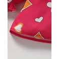 thumbnail image 4 of Mialoley Girls Two Pieces Clothes Outfit, Off Shoulder Crop Tops + Shorts, 4 of 8