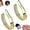 One pair of gold, variant on Fixura Ear Clips - Ear Corrector Clip & Clip On Earrings - Pierceless Adjustable Cuff for Women, Breathable Skin-Friendly Design