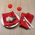 thumbnail image 4 of Juego de 12 servilletas de tela Lightnpro, color rojo navideño, 45 x 45 cm, 4 of 9