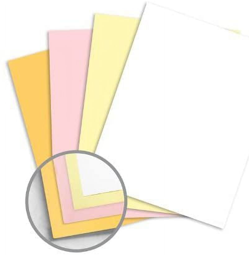 Limited Papers(TM) Paper, Carbonless Sheets, Superior, Pre Collated, Multi Part, Bond Finish. (4 Part Straight 8.5 x 14, White/Canary/Pink/Gold (5926), 20 Ream)