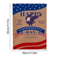 thumbnail image 3 of SLYNSHome Patriotic Garden Flag 4th of July Double Sided Red White Blue Yard Flags Independence Day Memorial Day Veteran's Day Farmhouse Holiday Outside Decor, 3 of 8