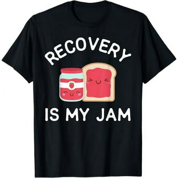 Recovery Is My Jam Funny Celebrate Clean And Sober Gifts T-Shirt
