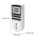 thumbnail image 3 of Enchufe de interruptor de temporizador digital enchufe italiano 240V salida de temporizador para cocina doméstica Sywqhk Libre de BPA, 3 of 3