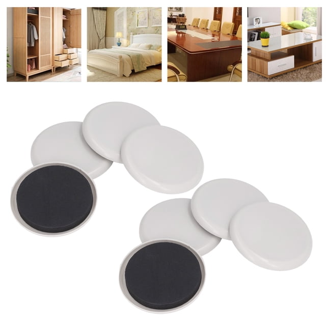 8 Pcs Patins de Meubles Réutilisables pour Tapis Surfaces Dures