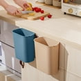 thumbnail image 5 of Oimcto Small Trash Can Hanging Waste Under Kitchen Sink Plastic Wastebasket Over Cabinet Door Home Kitchen Slide Cover Hanging Trash Rubbish Garbage Can Waste, 5 of 8