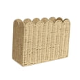 thumbnail image 2 of Cesta tejida para diario, cesta de almacenamiento, cesto portátil para ropa, organizador de almacenamiento para baño, periódicos, revistas, uso, 2 of 7