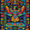 Abstract Eagle, variant on FORMRS 1-Subject Spiral Notebook 8" x 5" College Ruled 60 Refillable Sheet A5 Hard Cover, Beige Geometric Circles