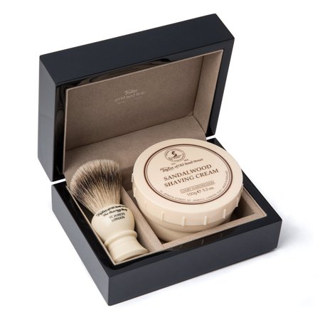 Taylor of Old Bond Street Accessories Sandalwood Shaving Cream Gift Set Men's - 150g (5.3 oz)