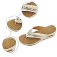 thumbnail image 5 of Bwdbhd House Slippers for Women Slippers Soft House Slippers with Cozy Open Toe Home Shoes Comfy Indoor Outdoor Slip On Breathable Brown,9, 5 of 5
