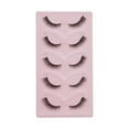 thumbnail image 1 of Unique Bargains 5 pares de pestañas postizas 5D para uso diario en negro, 1 of 1