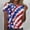 Red, variant on Cavosen American Flag Shirt Women Independence Day Short Sleeve Round Neck T Shirts USA Star Striped Graphic Shirts Lady XL 4th of July Casual Shirts Red White and Blue Tunic Tees