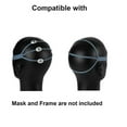 thumbnail image 2 of 2 Pack P10 Headgear CPAP Replacement,Headgear for P10 Nasal Pillow CPAP Mask Straps 6 Adjustment Clips, 2 of 5