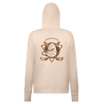 thumbnail image 3 of Women's Levelwear Khaki Anaheim Ducks Desert Camo Adorn Battalion Pullover Hoodie, 3 of 3