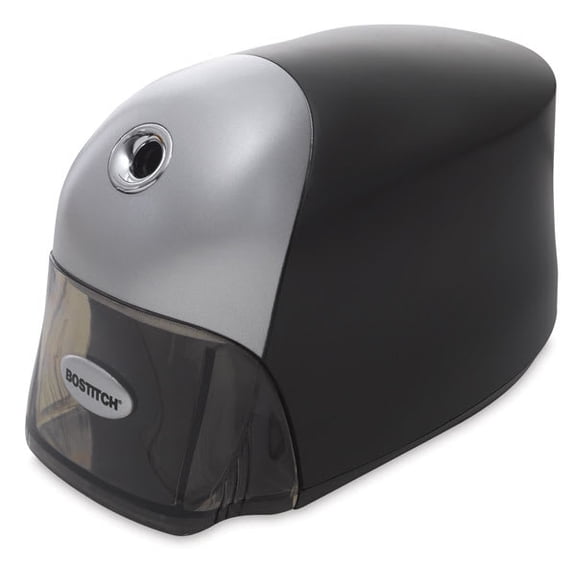 Bostitch Office QuietSharp Executive Heavy Duty Electric Pencil Sharpener for 65% Faster Sharpening and 6x Longer Cutter Life - Colored Pencil Compatible, Black