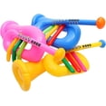 thumbnail image 1 of Yazoeia 3pcs Inflatable Musical Instrument Musical Instruments Balloons Inflatable Rock Band Instrument Saxaboom Disco Hip Hop Kids Trumpet Saxophone Trumpet Toys Piano PVC Portable CJC912-203948, 1 of 9