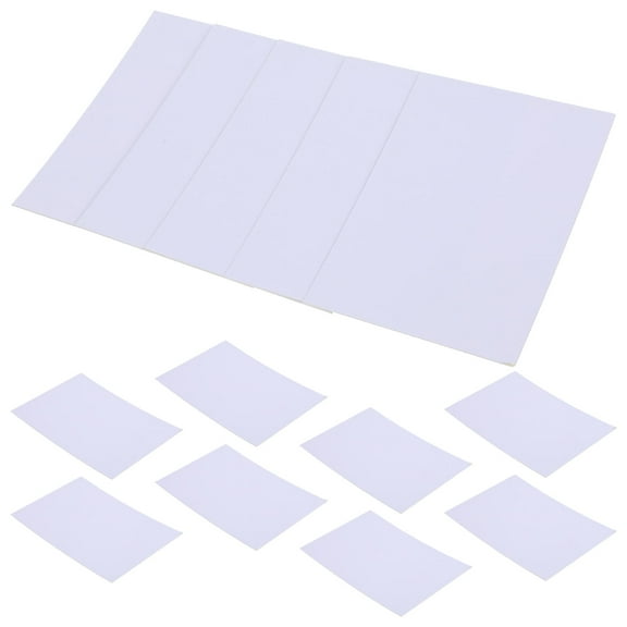 KONTONTY 20Pcs White Picture Frame Matting for DIY Photo Display and Creative Making