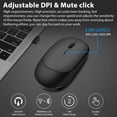 thumbnail image 5 of Wireless Mouse Rechargeable Mouse Gamer Dual Modes Bluetooth-compatible 2.4G USB Mice For Laptop Pad Tablet PC Macbook Mause, 5 of 10