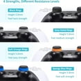 thumbnail image 2 of 18 Pcs Bagues de Précision Bagues d'Assistance à la Visée Contrôle de Mouvement pour PS5/Steam Deck/PS4/Xbox Series X/S/Xbox One/Switch/Switch OLED/Switch Pro Manette, 2 Forces Différentes, 2 of 7