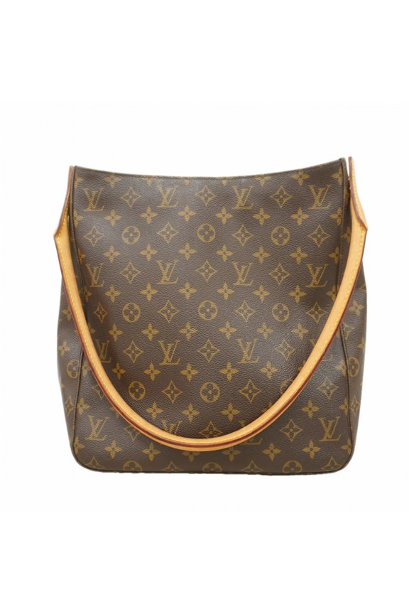 Pre-Owned Louis Vuitton Monogram Looping GM Shoulder Bag M51145 Brown Women's