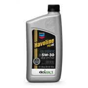 Chevron Havoline Pro-DS Synthetic Motor Oil 5W-30, 1 quart Fits select: 2012-2018 FORD EXPLORER, 2005-2020 CHEVROLET EQUINOX
