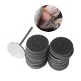 thumbnail image 2 of Sand Paper Replacement Pads For sander electric disposable Electric Foot File 15mm 80Grit 50Pcs, 2 of 9