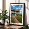 thumbnail image 4 of Historic Barracks - Baltimore Maryland Photography Black Framed Wall Art Print 24 x 36 inches, 4 of 8