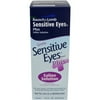 Sensitive Eyes Saline Solution from Bausch & Lomb, for Soft Contact & Gas Permeable Lenses, Saline Solution with Potassium, 12 Fl Oz (355 mL) - 5 Pack