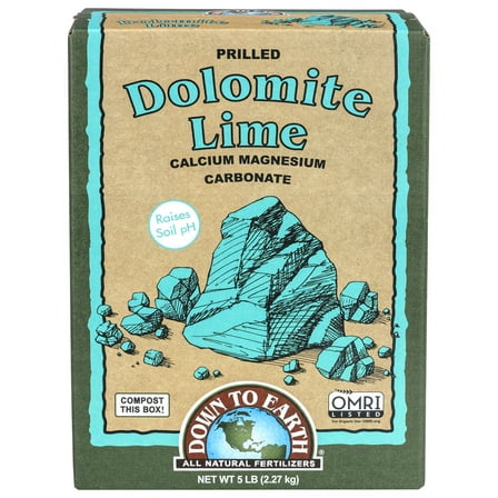 Down To Earth All Natural Fertilizers Prilled Dolomite Lime, 5 lb Box