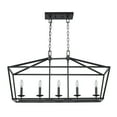 thumbnail image 5 of Trans Globe Lighting 10263 ASL Lacey 5 Light 36" Wide Taper Candle Linear Chandelier -, 5 of 7