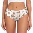 thumbnail image 1 of Balery Labrador Retriever Dog Ropa Interior de Algodón para Mujer con Dibujo – Braguitas Cómodas y Elásticas, Estilo Clásico-4X-Large, 1 of 6