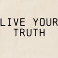 thumbnail image 3 of CafePress - Live Your Truth Tote Bag - Unisex Canvas Tote Bag, Beige, 1-Piece, 3 of 9