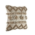 thumbnail image 4 of Ox Bay Ila 20" x 20" Neutral Diamond Polyester Indoor/Outdoor Adult Decorative Throw Pillow, 4 of 9